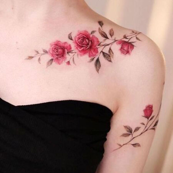 350 Mẫu Hình Xăm Hoa Hồng Đẹp Nhất 2022 - Rose Tattoo