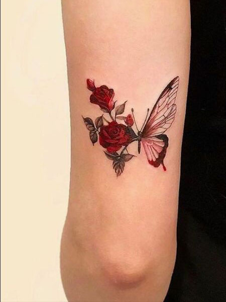 Hình xăm Hoa hồng  Chim hút mật đẹp Ken Biên hòa Tattoo  Biên Hòa Tattoo